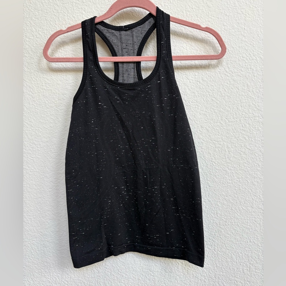 lululemon athletica Black Speckled Tank Top